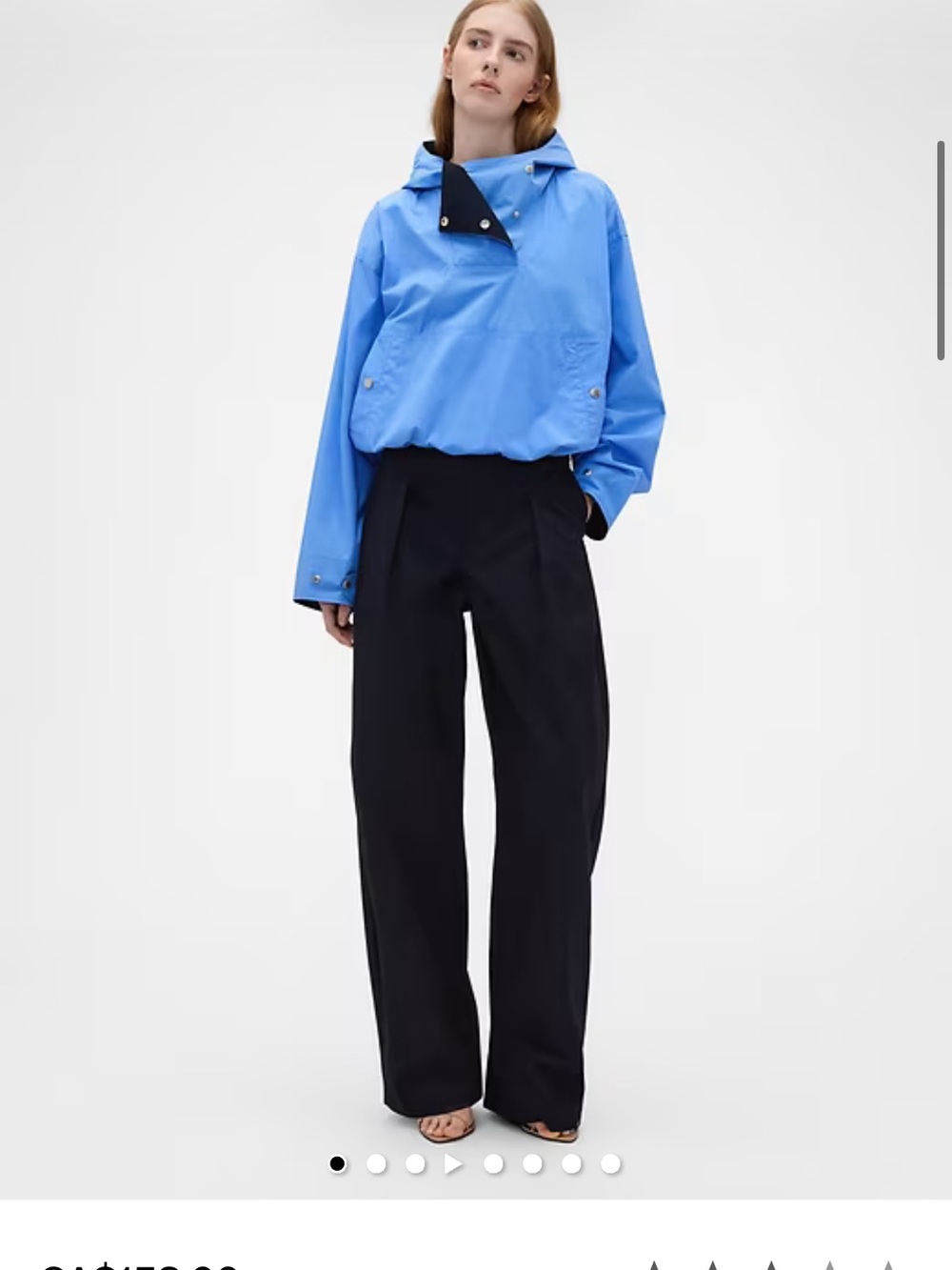 GAP x Victoria Beckham arc trouser navy 00